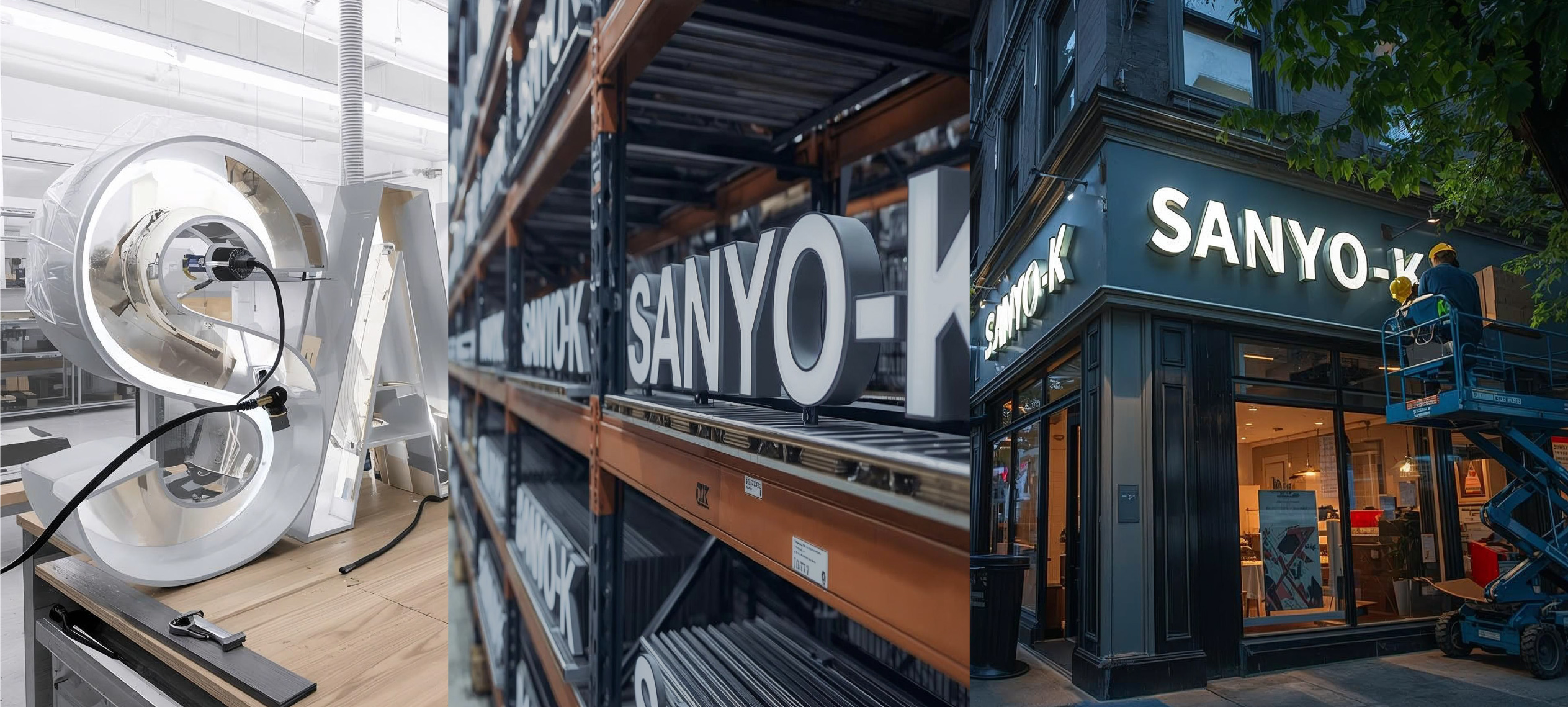 資材調達・アッセンブリ（サイン部材のグローバル調達）